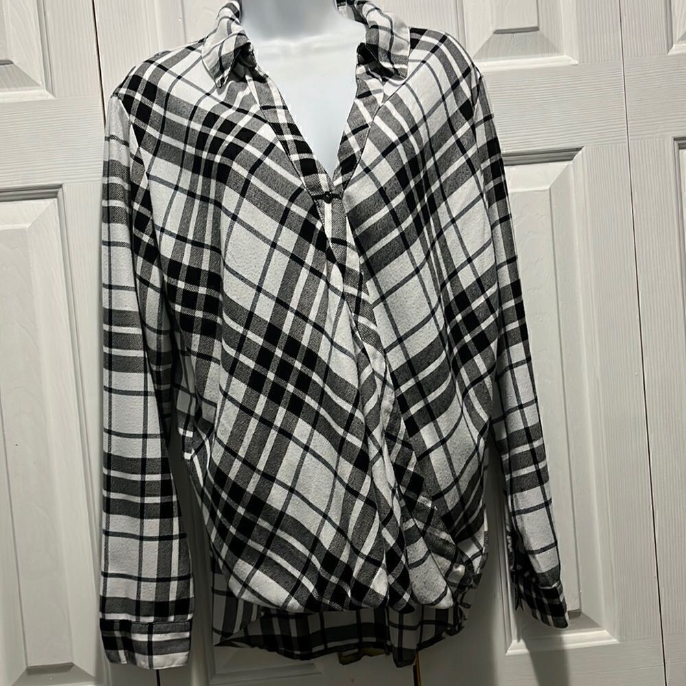 Splendid Plaid Blouse  
